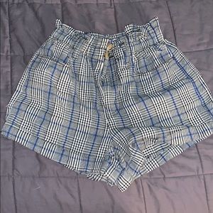 plaid shorts